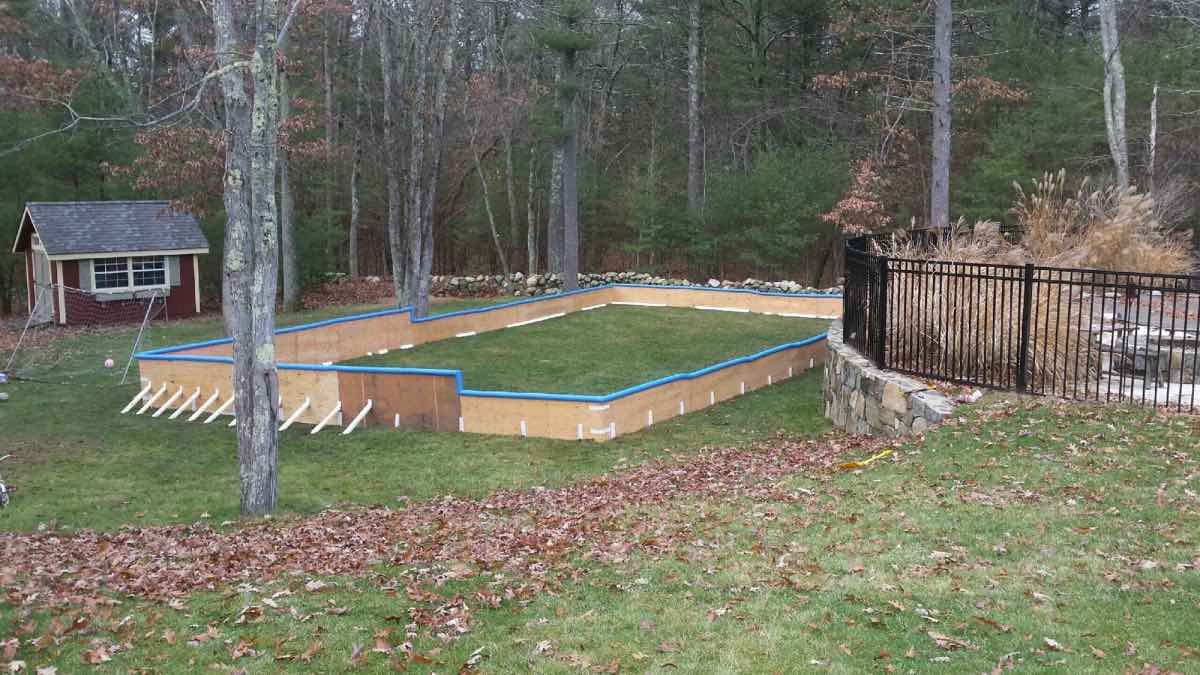 Backyard Ice Rinks WJ Smallwood Landscaping In Salem NH
